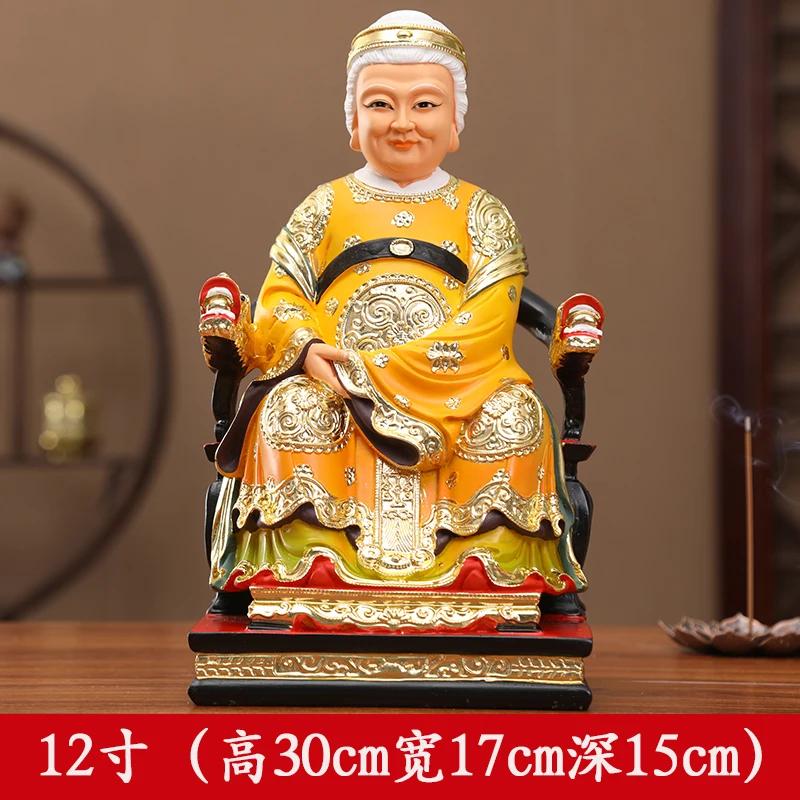 1PCS 30cm Resin Earth God Earth Goddess Landlord God of Wealth Buddha Statue Fengshui Figure Statue Ornament