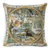 Pillow Ancient Greek Mythology Waist Support Office Sofa Cushion Home Bed Cushion Bedside Backrest