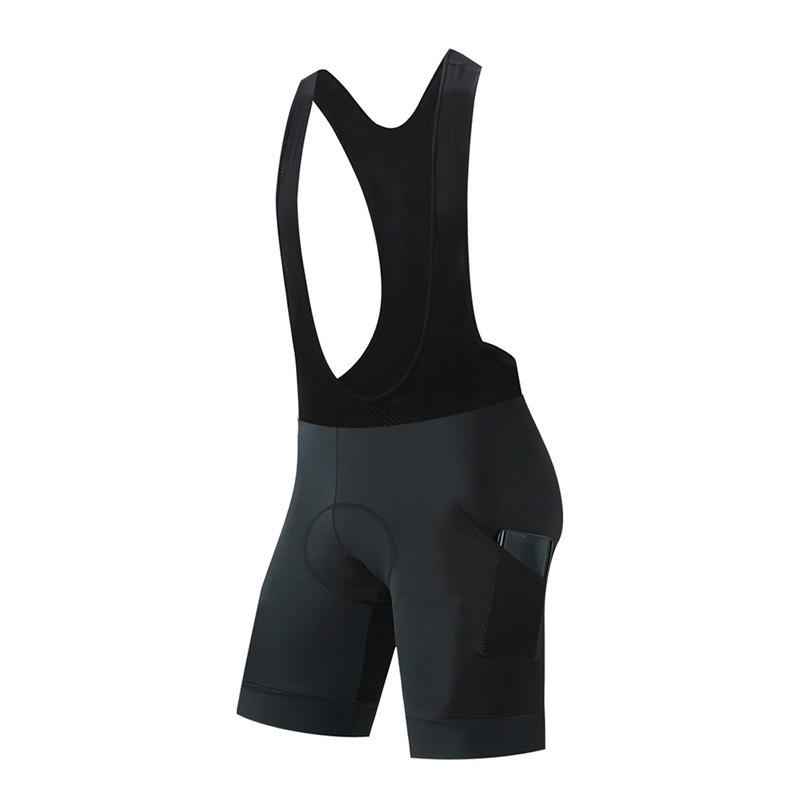Mens Cycling Shorts With Pockets Mountain Bike Outdoor Riding Breathable Spandex Pants Suspender Small