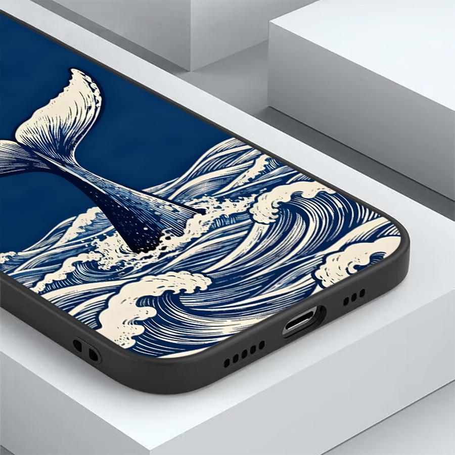 Creative Marine Organisms Art Phone Case for Apple iPhone 17 Pro Max 13 17e Air 11 12 XR XS MAX 15 Pro 7 8 14 16 Funda Phone