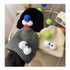 Big Eyes Woolen Hat Winter Warm Funny Short Thread Hip Hop Beanies Hat Women Men Boys Girls Elastic Knitted Skull Cap Headwear