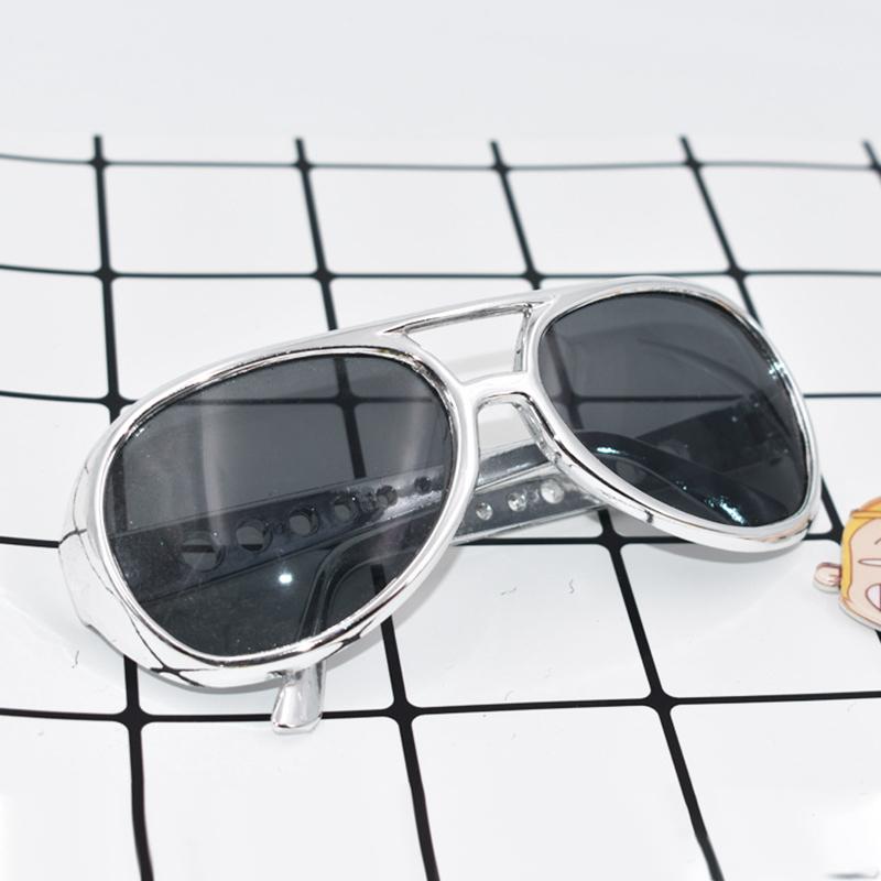 

Новинка Золотые Солнцезащитные Очки Забавные Очки с Бородой Костюм Диско 70-х Реквизит Пресли Забавные Очки с Сувениром для Вечеринки