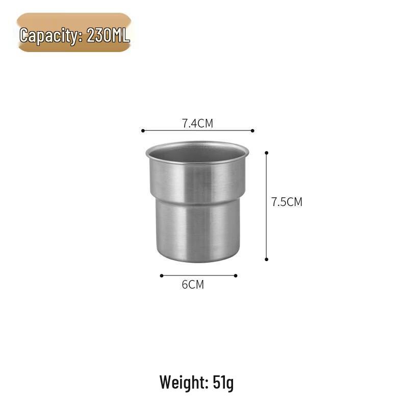 Portable 304 Stainless Steel Folding Coffee Cup