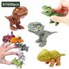 5/10PCS Finger-biting Dinosaurs Movable Joints Size Simulation Dinosaur Model Toys Children Educational Toys Children Christmas