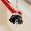 Pot Brush Tough Bristles Ergonomic Grip Long Handle Kitchen Cleaning Brush with Built-in Detergent Dispenser Cutlery Stove Sink Cleaning Tool