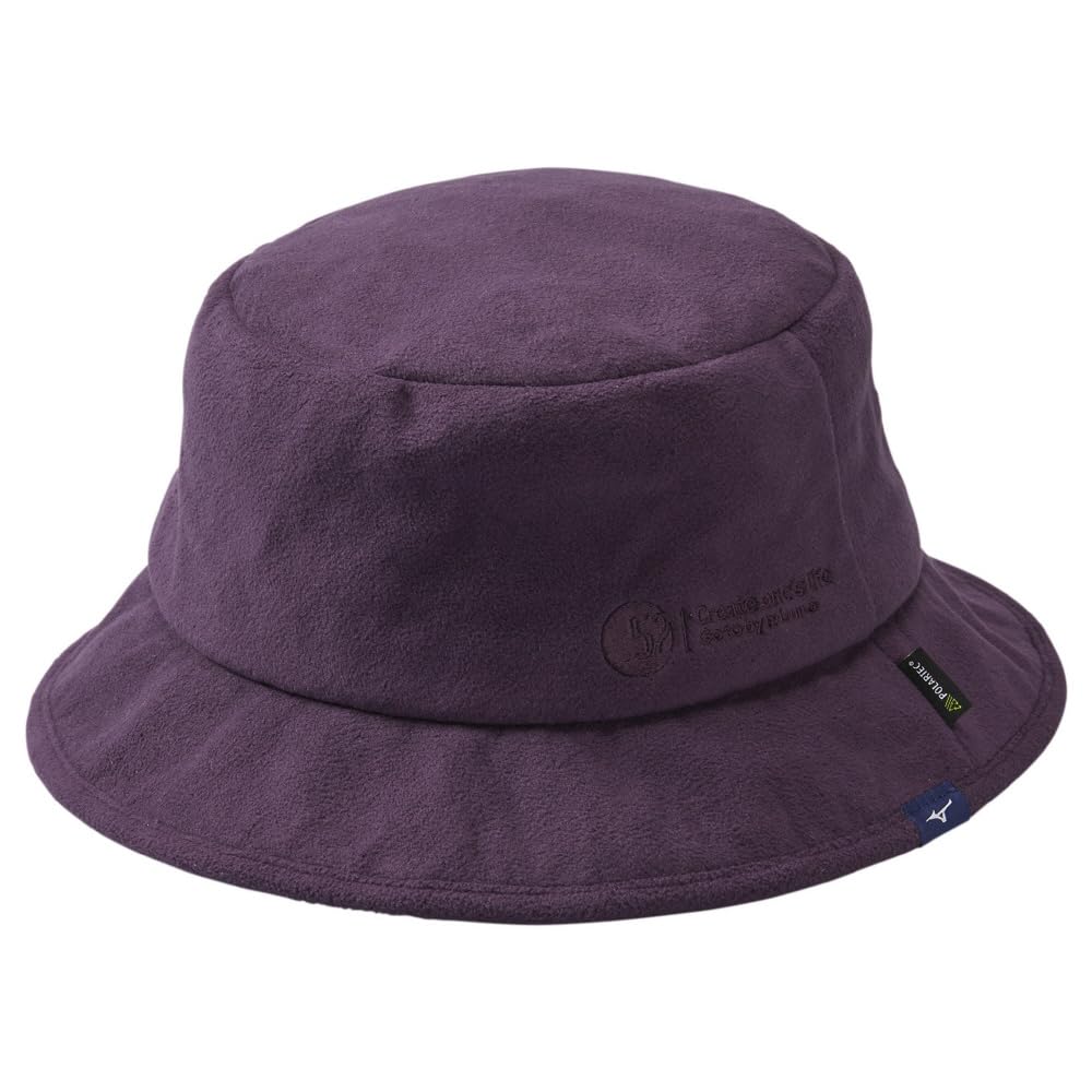 

Mizuno Панама Polartec Micro Bucket Переработанная Полуночная B2JWA502 Шляпа, Флис, Полиэстер, Для улицы, Унисекс, Сливовый,