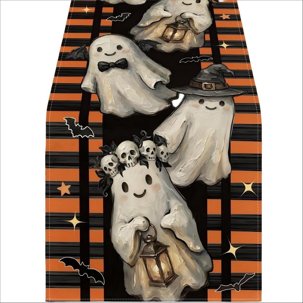 Halloween Decorative Table Runner for Entryway Doorway Party Decor