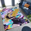 27 Style New KPOP Demon Hunters Rumi Mira Zoey Cartoon Rug for Bedroom Living Room Sofa Home Doormat Decor, Non-slip Floor Mat