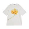 Chuyu Women's Oil Painting Print Loose T-shirt