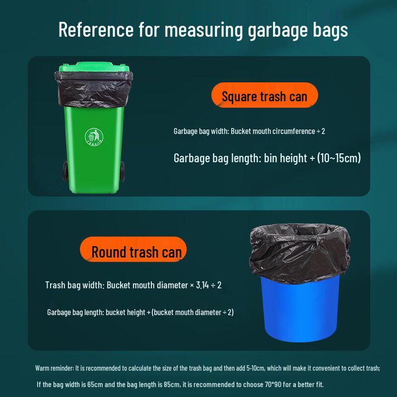 Large Thickened Garbage Bags