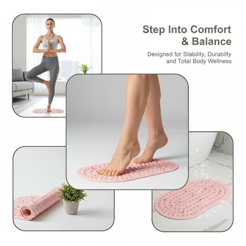 Tpe Foot Massage Mat Acupressure Walking Mat Home Foot Massage Mat Non-Slip Easy To Clean Foot Massage Mat For Indoor Gym Use