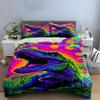 Neon-colored dinosaur design. Bedding sets Duvet cover sets Duvet covers Pillowcases(1* Duvet Cover 2* Pillowcases without duvet insert)