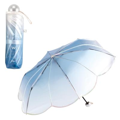 Mermaid Mini Folding Rain Umbrella for Pearl and Seashell [2025] Wpc. [Vinyl Umbrella] Umbrella, Saxophone, Umbrella, Commuting, School, Travel,