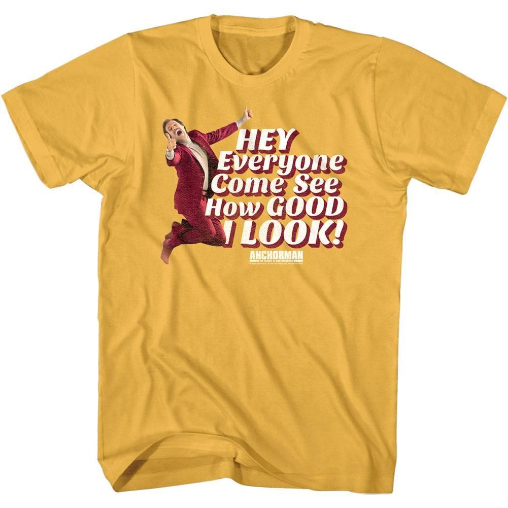 Anchorman Ron Burgundy How Good I Look Men T Shirt S