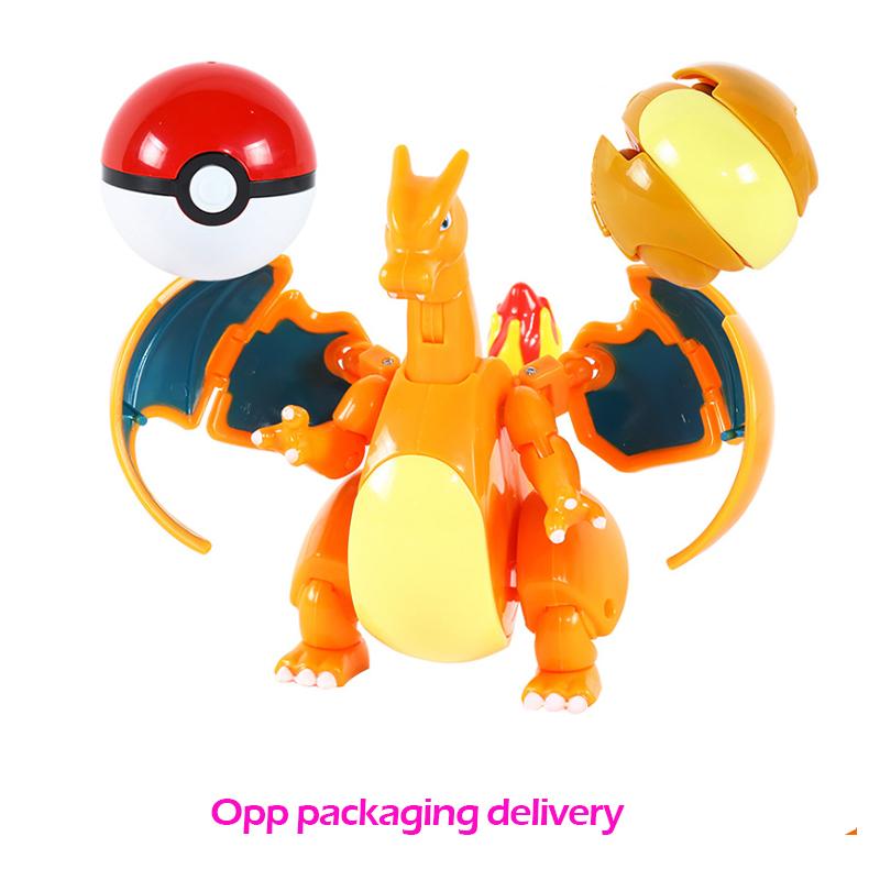 18 Style Pokemon Figures Playthings Elf Monsters Ball Figure Pikachu Gengar Pokeball Dragonite Snorlax Pokeball Action Figures Gift