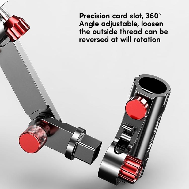 Double Turret Support 360 Degrees Rotating Double Head Rod Corner Frame Tube