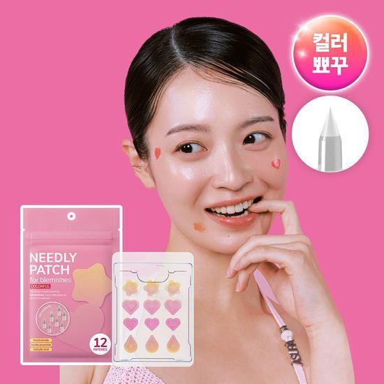 

NEEDLY Patch for Blemishes Colorful 12 Patches
