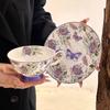 European Bone China Coffee Cup Set, Afternoon Tea Set, High-End Exquisite Ceramic, British Black Tea Cup And Saucer Set, Souvenir Gift