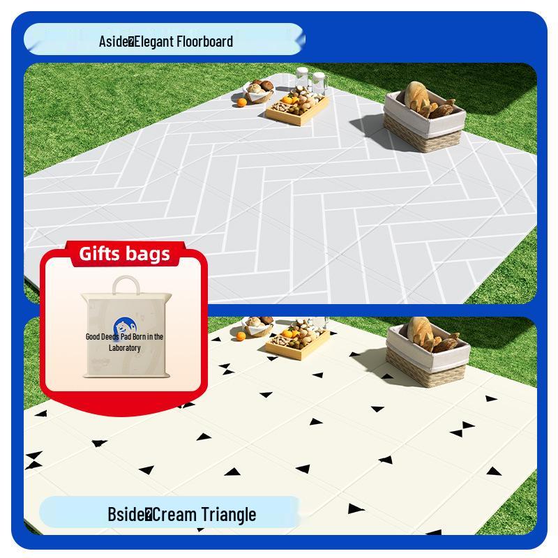 Foldable Waterproof Outdoor Picnic and Beach Mat - Portable, Moisture-Proof Camping Mat
