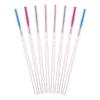 50-Pack Crystal Rod Eyelash Brushes & Curler Kit: Straight Head Brush, Spiral Tool & Eyebrow Comb
