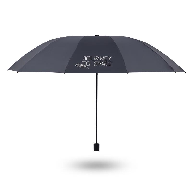 Paradise Vast Starry Sky Reinforced Three-Fold Sun & Rain Umbrella