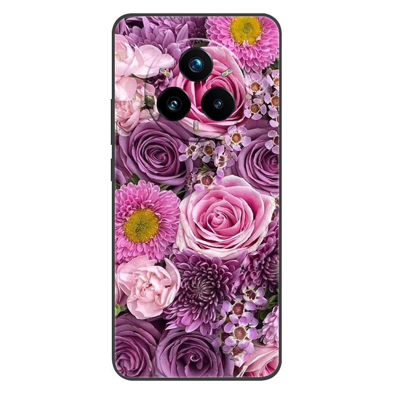 For Realme 14 Pro Plus Case Black Silicone TPU Soft Phone Cover for Realme 14 Pro Plus 14pro+ Protective Back Shells Shockproof
