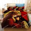 3D Print Anime Inuyasha Bedding Set For Bedroom Soft Modern Bedspreads Comefortable Kids Duvet Cover Quilt Cover And Pillowcase