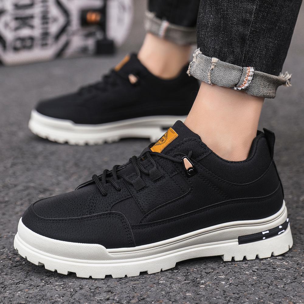 Fashionable Men's Shoes, New Outdoor Low Rise Workwear Shoes, Men's British Style Versatile, Labor Protection, Mountaineering, Leisure Boots