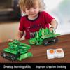 2024 5-in-1 Variable Dinosaur Mecha Building Kit: Mechanical Tyrannosaurus Rex Educational Toy