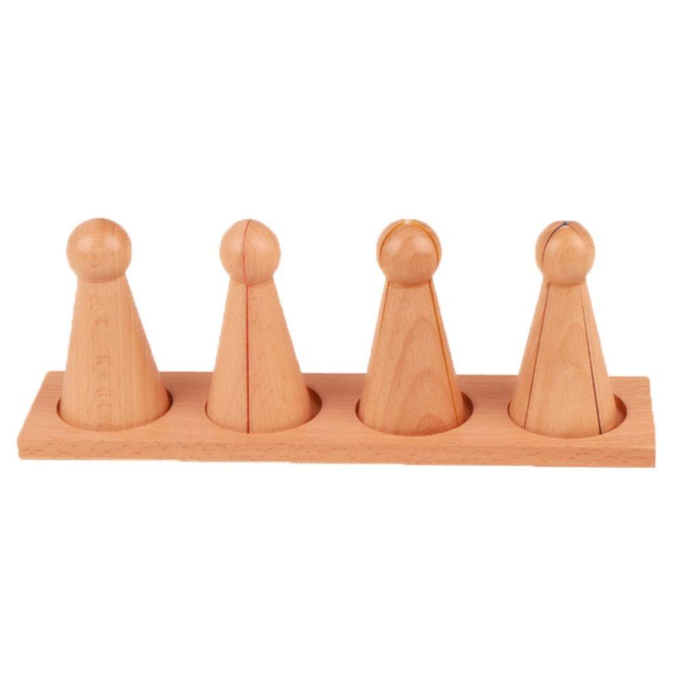 Tray Math Fractions People Toy Fraction Skittles Wooden Math Learning Toys  Holiday Gifts