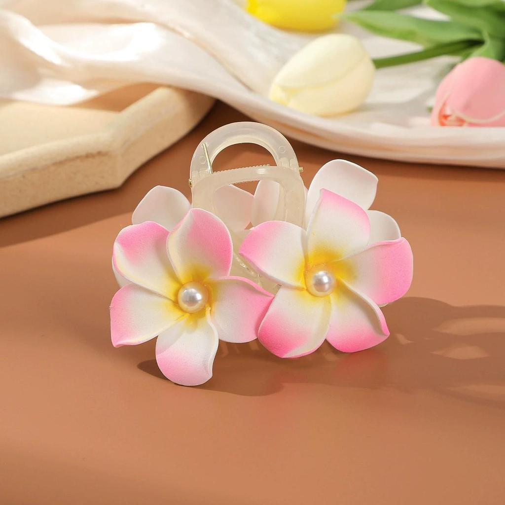 Egg Flower Claw Clip: 2026 High-End Women's Hair Accessory for Updos