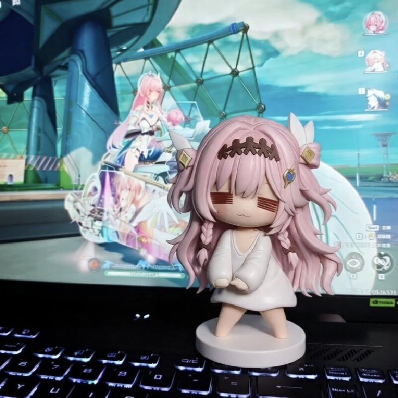 Wuthering Waves Chibi Dania Cute Model Figure Desktop Chassis Ornament Decor Trendy Collectible Toys Game Fans Surprise Gift