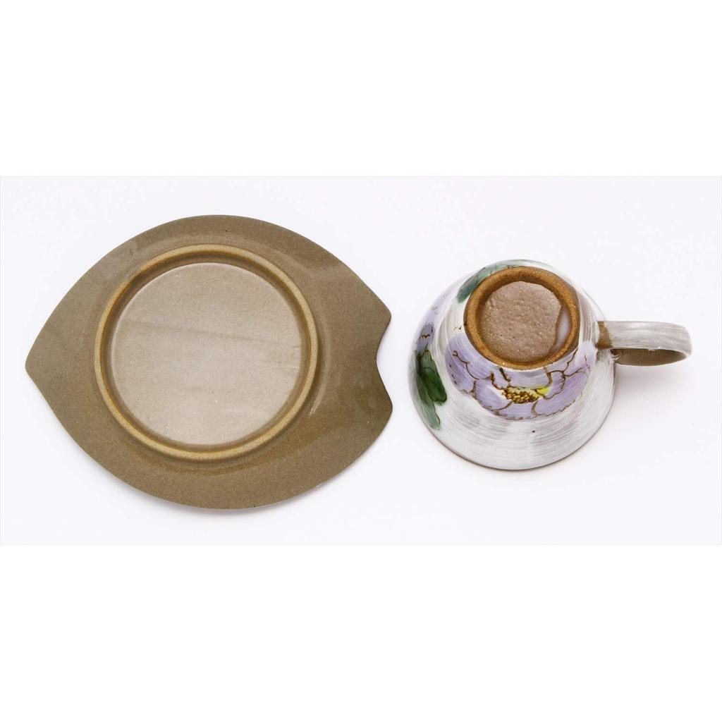 Mino Ware Coffee Bowl Dish Maiden Dance Blue Made in Japan 502-47