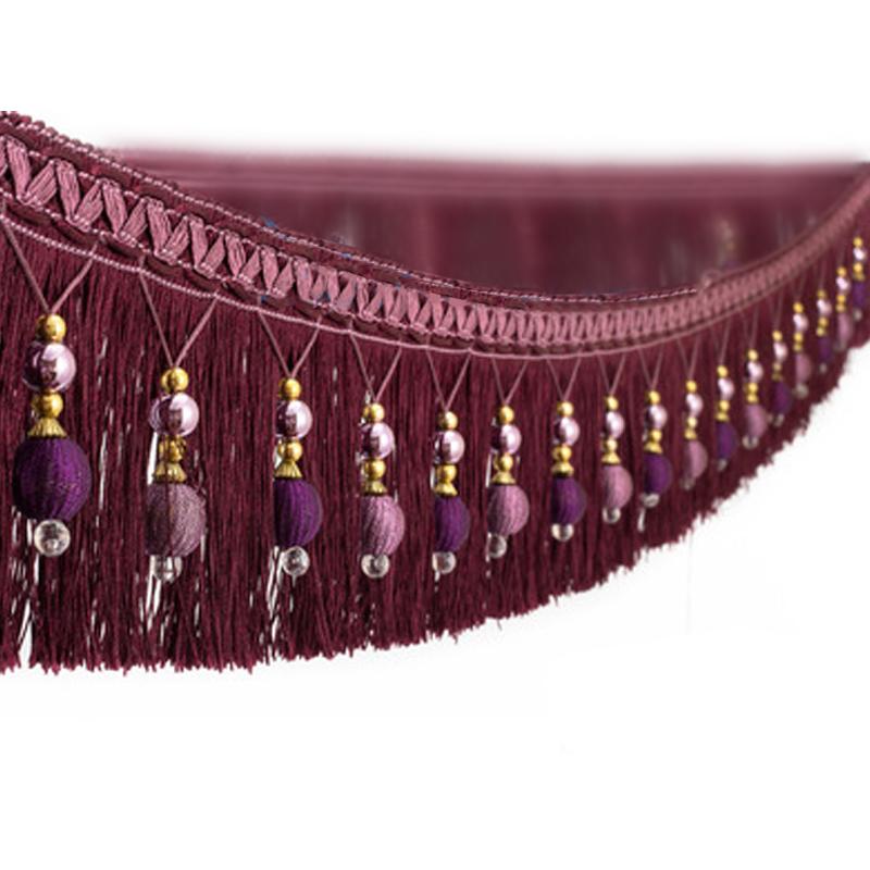 3M роскошная изысканная штора с кисточками, бисерная бахрома, отделка тесьмой, помпон, обивка штор, окантовка, аксессуары для декора своими руками 3M