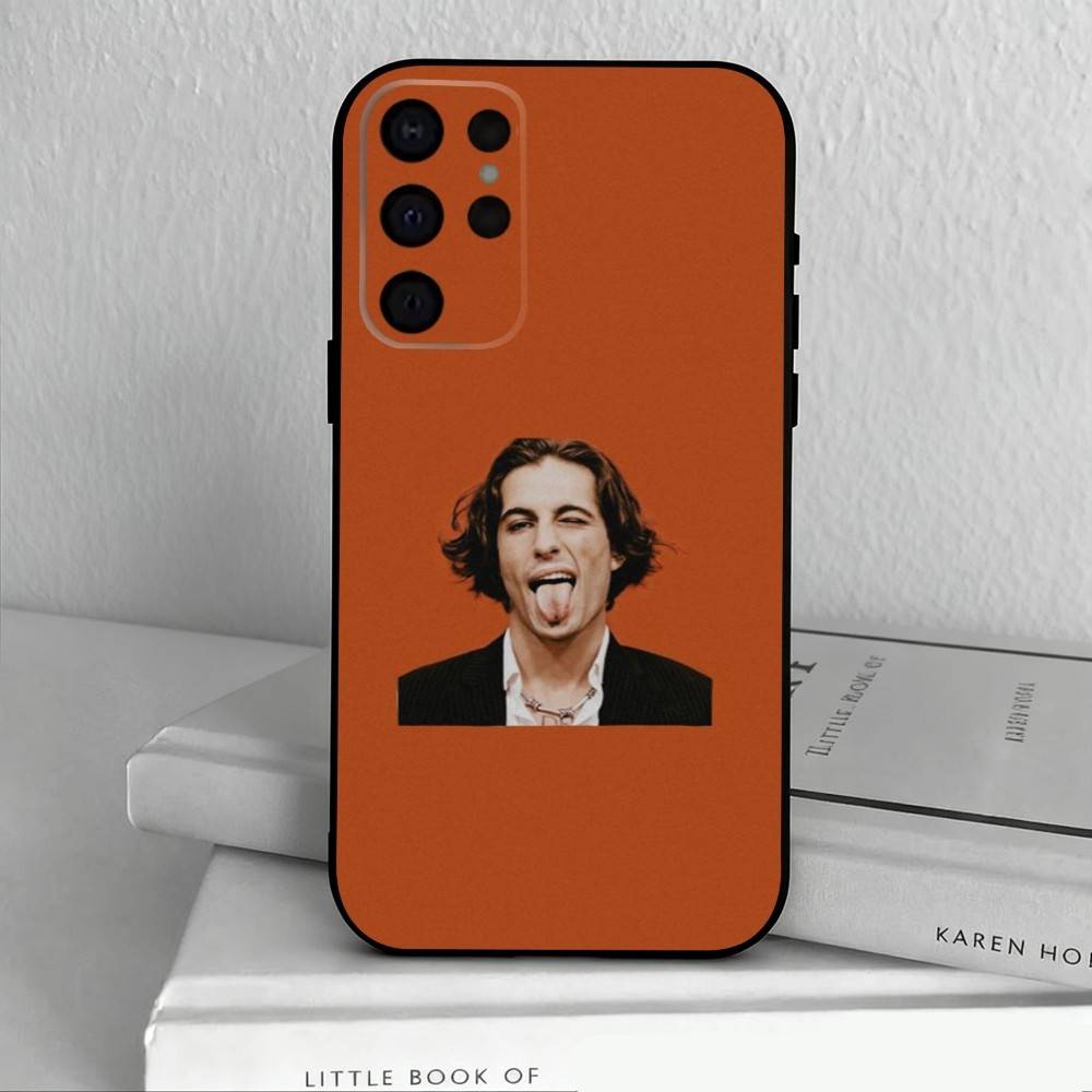 M-Maneskin-N D-Damiano David  Phone Case For Samsung S25,S24,S21,S22,S23,S30,Ultra,S20,Plus,Others Soft Black Cover