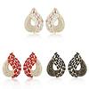 Elegant Water Drop Earrings With Cubic Zirconia For Womens Fashion Accessory