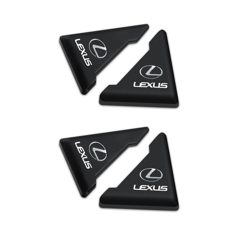2/4pcs Silicone Car Door Corner Anti-collision Protector Cover Sticker Accessories For Lexus F SPORT CT200h IS300 NX RC GC RX GX