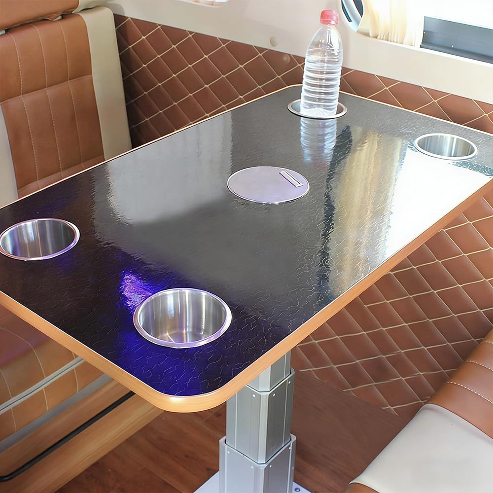 Car Modification Cup Holder Stainless Steel Cup Drink Holder Polished