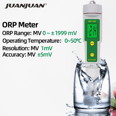 ORP169F Testeur de Potentiel Redox pH-mètre Numérique Moniteur d'Eau Stylo Testeur de Potentiel Négatif 30% de réduction