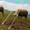 Leg Crook Catching Tool Goat Grabber Sheep Holder Catcher Hook 50cm