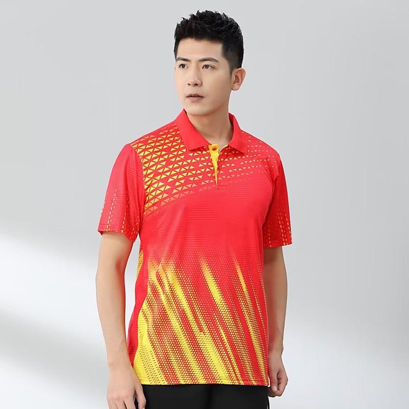 Quick-Dry Badminton Shirt Men Women Kids Sport T-Shirt Training Competition Uniform