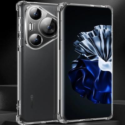Pouzdro pro Huawei Pura 70 Pro Zesílené rohy Průhledný Měkký TPU Zadní Nárazuvzdorný Kryt se Vzduchovým polštářem Pro Huawei Pura 70 Pro Plus Pura70 Ultra