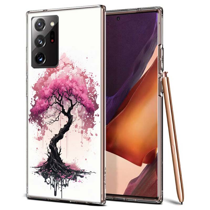 Cherry Blossom Tree Phone Case For Samsung A70 A50S A40 A30 A20E A16 A26 A36 A56 A17 Galaxy Note 20 10 9 8 A71 A51 A41 A31 A21S
