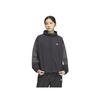 Adidas Jersey Top Color Block Loose Fit Windbreaker Jacket IEH78 Women's Black/Gray Five/White (IK9873) J/XL