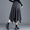 Autumn/Winter 2025 High-Waisted Wool Midi Skirt: Fashionable & Elegant Women's Wear