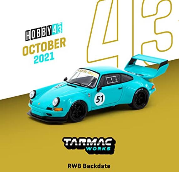 TARMACWORKS RWB Backdate Blue Completed Product 1/43 T43-018-BL51
