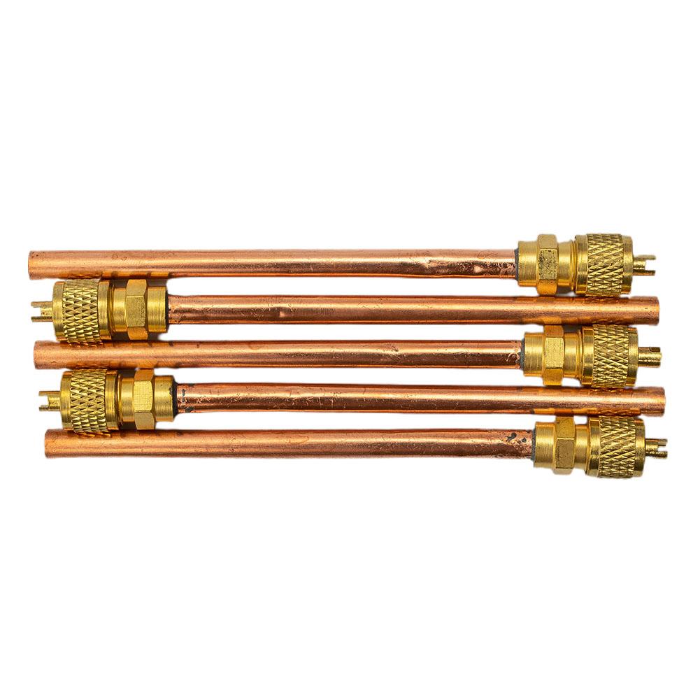 Efficient Copper Access Valves for Various Applications Set of 10 Refrigeration Parts Long Lasting Performance