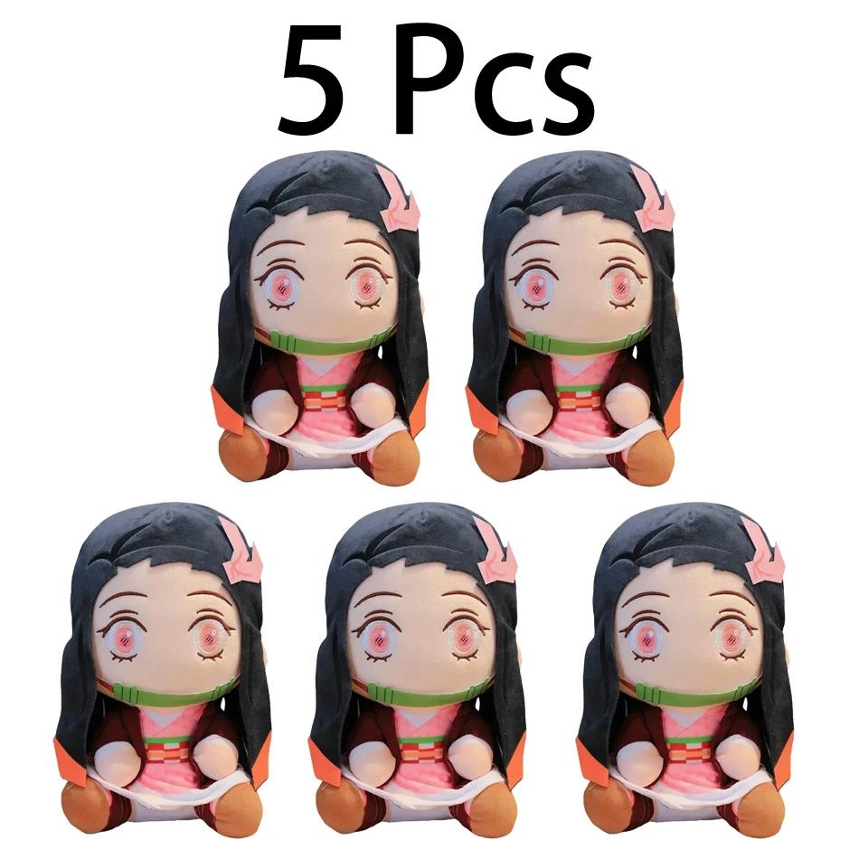 20cm Japonsko Démonický zabíječ Plyšové panenky Krásné Anime Kimetsu No Yaiba Kamado Tanjirou Nezuko Zenitsu Kyoujurou Hračky Dárky pro děti