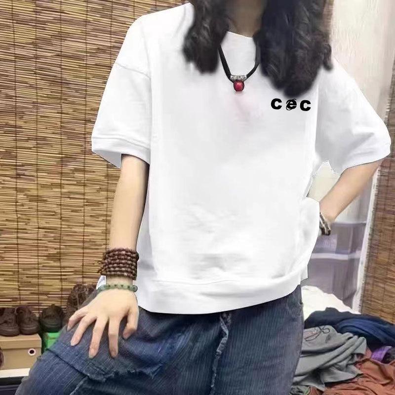 

Women s Trendy Slim Fit Loose Half Sleeve Plus Size T-Shirt - 100% Cotton Casual Print Design 3XL [160-180 lbs]