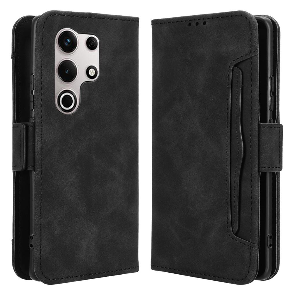 For Itel S25 Ultra Leather Case Phone Wallet Cover with Multiple Card Slots